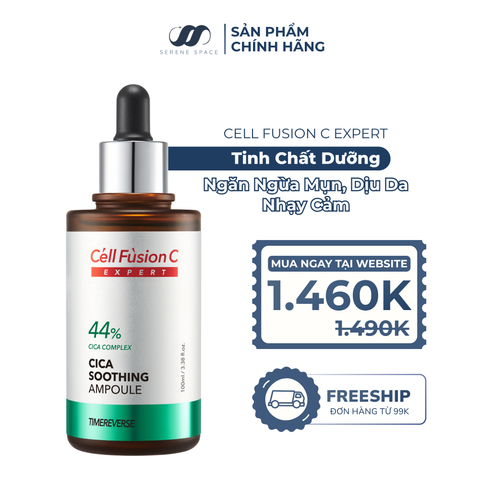 Ampoule Ngăn Ngừa Mụn, Dịu Da Cell Fusion C Expert Cica Soothing Ampoule