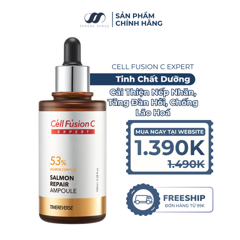 Ampoule Cải Thiện Nếp Nhăn, Tăng Đàn Hồi, Chống Lão Hoá Cell Fusion C Expert Salmon Repair Ampoule