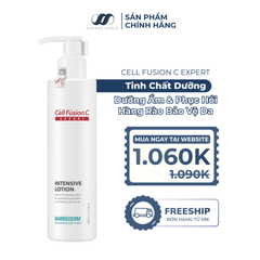 Sữa Dưỡng Ẩm & Phục Hồi Hàng Rào Bảo Vệ Da Cell Fusion C Expert Barriederm Intensive Lotion Serene Space Sản Phẩm Chính Hãng