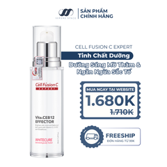 Tinh Chất Dưỡng Trắng Mờ Thâm & Sáng Da Đều Màu Cell Fusion C Expert Whitecure Vita.CEB12 Effector Serene Space Sản Phẩm Chính Hãng