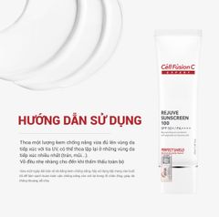 Kem Chống Nắng Bảo Vệ, Tái Tạo Da Cell Fusion C Expert Rejuve Sunscreen 100 SPF50+/ PA++++