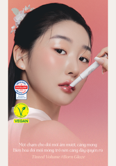 Son Dưỡng Bóng Làm Hồng Môi Bắt Sáng & Làm Đầy Môi Thuần Chay Pinate Bare Glow Peptide Melting Balm 1.8G