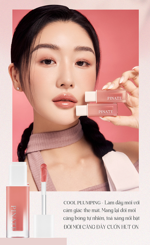 Son Dưỡng Môi Căng Bóng & Làm Đầy Rãnh Môi Thuần Chay Pinate Natural Bloom Lip Oil Serum 4.3ML