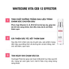 Tinh Chất Dưỡng Trắng Mờ Thâm & Sáng Da Đều Màu Cell Fusion C Expert Whitecure Vita.CEB12 Effector Serene Space Sản Phẩm Chính Hãng