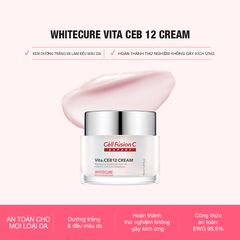Kem Dưỡng Trắng Mờ Thâm & Sáng Da Đều Màu Cell Fusion C Expert Whitecure Vita.CEB12 Cream Serene Space Sản Phẩm Chính Hãng