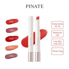 Son Dưỡng Bóng Làm Hồng Môi Bắt Sáng & Làm Đầy Môi Thuần Chay Pinate Bare Glow Peptide Melting Balm 1.8G