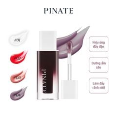 Son Dưỡng Môi Căng Bóng & Làm Đầy Rãnh Môi Thuần Chay Pinate Natural Bloom Lip Oil Serum 4.3ML