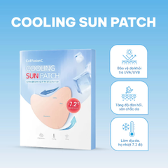 Miếng Dán Chống Nắng Tiện Dụng Hạ Nhiệt & Nâng Cơ Cell Fusion C Cooling Sun Patch 4 Cặp Serene Space Sản Phẩm Chính Hãng