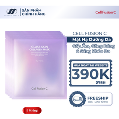 Mặt Nạ Collagen Cao Cấp Dưỡng Sáng Nâng Cơ Giảm Nhăn Cấp Ẩm Căng Bóng Da Cell Fusion C Glass Skin Collagen Mask Serene Space Sản Phẩm Chính Hãng