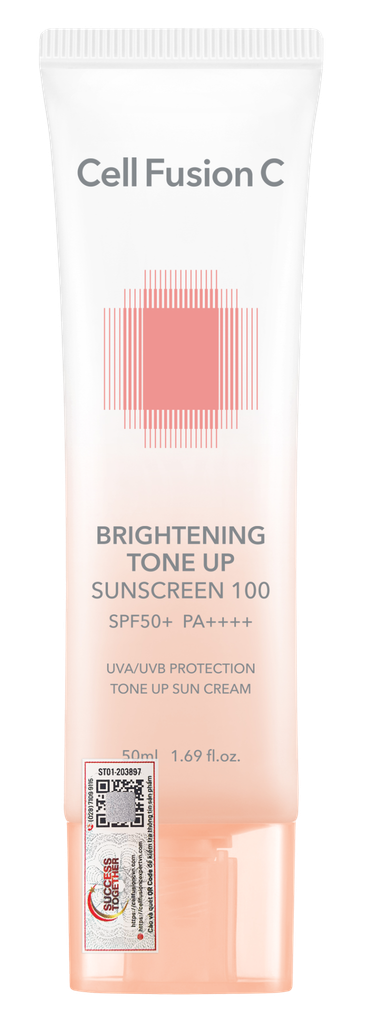 Kem Chống Nắng Nâng Tone Ráo Mịn Kiềm Dầu Cell Fusion C Brightening Tone Up Sunscreen 100 SPF50+ PA ++++