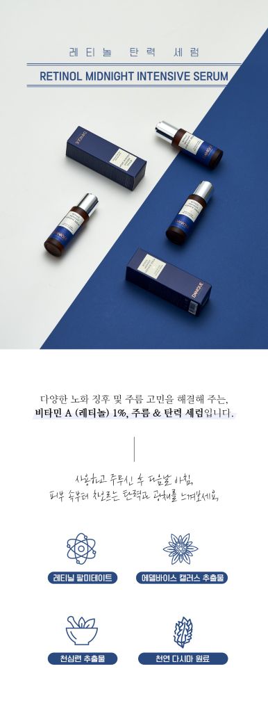 Tinh Chất Sáng Da Và Cải Thiện Nếp Nhăn Danique Retinol Midnight Intensive Serum