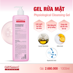Gel Rửa Mặt Giúp Làm Sạch Và Dưỡng Ẩm Cho Da Cell Fusion C Expert Physiological Cleansing Gel