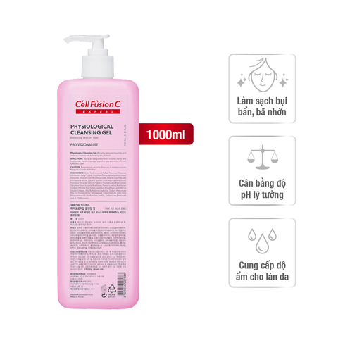 Gel Rửa Mặt Giúp Làm Sạch Và Dưỡng Ẩm Cho Da Cell Fusion C Expert Physiological Cleansing Gel