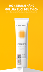 Kem Chống Nắng Thuần Vật Lý An Toàn Cho Mẹ Bầu & Em Bé Cell Fusion C Derma Relief Sunscreen 100 SPF 50+ PA++++ Serene Space Sản Phẩm Chính Hãng