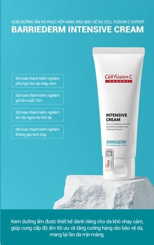 Kem Dưỡng Ẩm & Phục Hồi Hàng Rào Bảo Vệ Da Cell Fusion C Expert Barriederm Intensive Cream