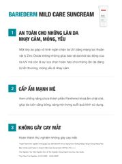 Kem Chống Nắng Vật Lý Tăng Cường Hàng Rào Bảo Vệ Da Cell Fusion C Expert Barriederm Mild Care Suncream SPF 50+/ PA++++