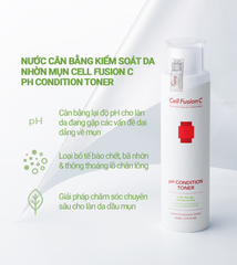 Toner Cân Bằng pH Kiểm Soát & Cải Thiện Da Dầu Mụn Cell Fusion C Tre.AC pH Condition Toner