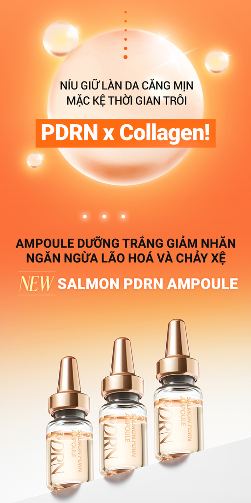Ampoule Tăng Cường Độ Đàn Hồi Giảm Nhăn & Chậm Lão Hoá Cell Fusion C Salmon PDRN Ampoule