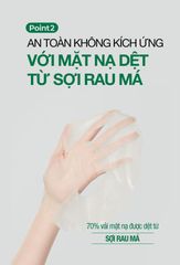 Mặt Nạ Rau Má Hạ Nhiệt -4.5 Độ Giảm Mụn & Làm Dịu Da Ửng Đỏ Cháy Nắng Cell Fusion C Cica Cooling Mask