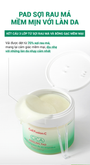 Toner Pad Rau Má Làm Lạnh Hạ Nhiệt -5 Độ Giảm Mụn & Làm Dịu Da Ửng Đỏ Cháy Nắng Cell Fusion C Cica Cooling Pad