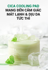 Toner Pad Rau Má Làm Lạnh Hạ Nhiệt -5 Độ Giảm Mụn & Làm Dịu Da Ửng Đỏ Cháy Nắng Cell Fusion C Cica Cooling Pad