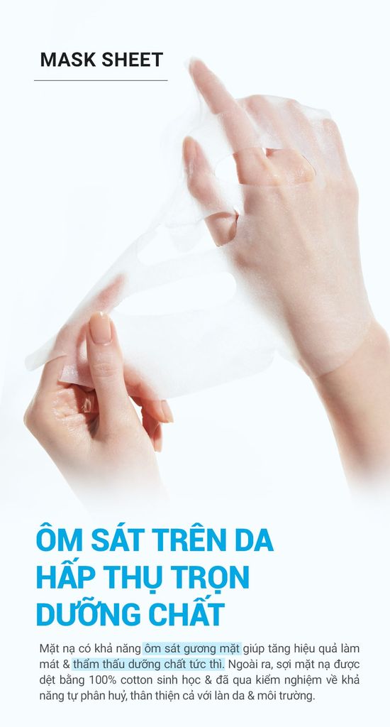 Mặt Nạ Hạ Nhiệt - 5 Độ & Làm Dịu Da Ửng Đỏ Cháy Nắng Cell Fusion C First Cooling Mask Serene Space Sản Phẩm Chính Hãng