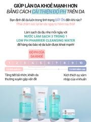 Nước Tẩy Trang Rửa Mặt Cấp Ẩm Cân Bằng độ pH Trên Da Cell Fusion C Low pH Pharrier Cleansing Water Serene Space Sản Phẩm Chính Hãng