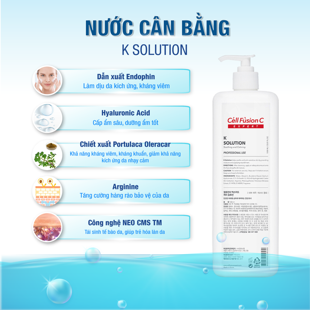 Nước Cân Bằng Cell Fusion C Expert K Solution