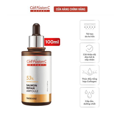 Ampoule Cải Thiện Nếp Nhăn, Tăng Đàn Hồi, Chống Lão Hoá Cell Fusion C Expert Salmon Repair Ampoule