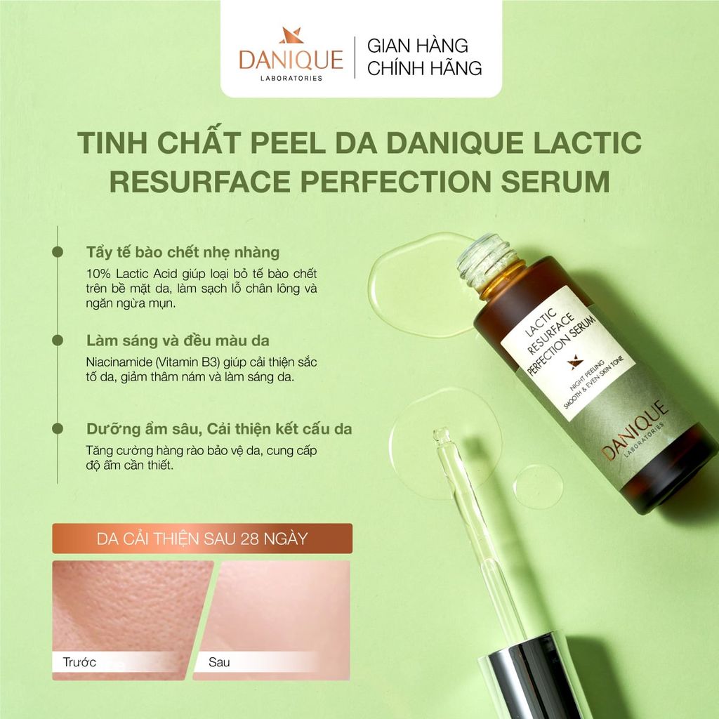 Tinh Chất Peel Da Danique Lactic Resurface Perfection Serum