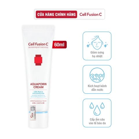 Kem Dưỡng Cấp Ẩm Làm Dịu Da & Kích Hoạt Kênh Dẫn Nước Cell Fusion C Aquaporin Cream