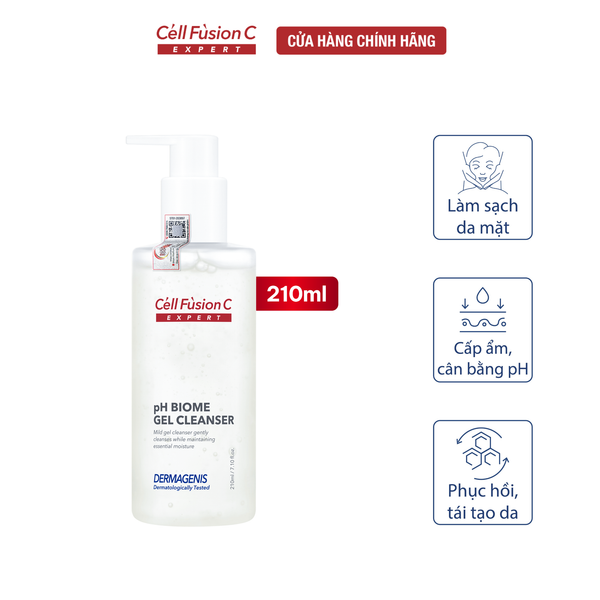 Gel Rửa Mặt Làm Dịu & Tăng Cường Hàng Rào Bảo Vệ Da Cell Fusion C Expert Dermagenis pH Biome Gel Cleanser
