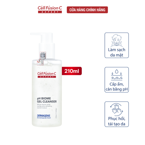 Gel Rửa Mặt Làm Dịu & Tăng Cường Hàng Rào Bảo Vệ Da Cell Fusion C Expert Dermagenis pH Biome Gel Cleanser