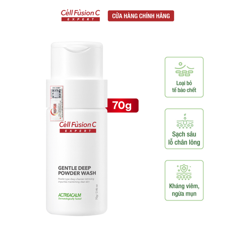 Bột Làm Sạch Sâu Dịu Nhẹ Cell Fusion C Expert Gentle Deep Powder Wash