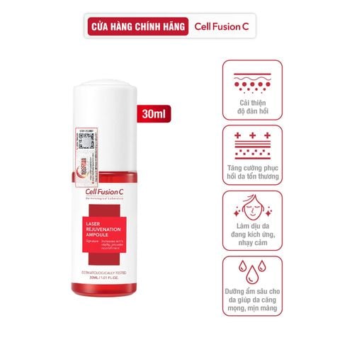 Tinh Chất Collagen & Peptide Phục Hồi Da Làm Chậm Lão Hoá Cell Fusion C Laser Rejuvenation Ampoule