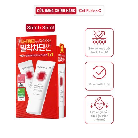 Kem Chống Nắng Phổ Rộng Cho Da Treatment Sau Laser Phi Kim Cell Fusion C Laser UV Sunscreen SPF50+ PA++++