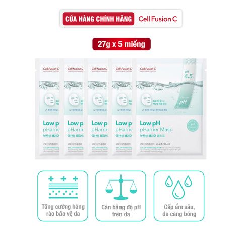 Mặt Nạ Cấp Ẩm & Cân Bằng Độ pH Cell Fusion C Low pH pHarrier Mask