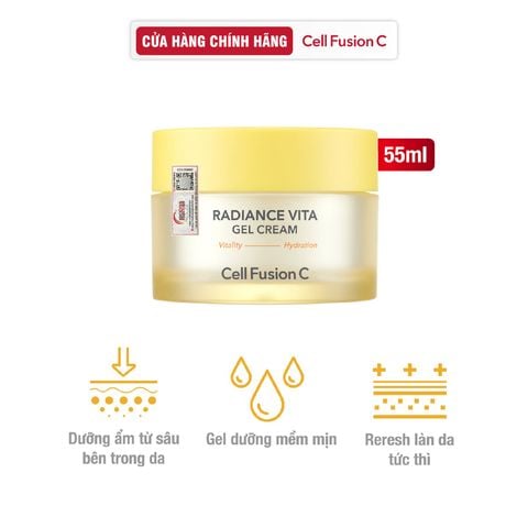 Gel Dưỡng Làm Sáng & Dưỡng Ẩm Cell Fusion C Radiance Vita Gel Cream