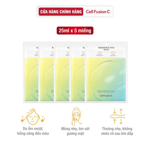 Mặt Nạ Làm Sáng & Dưỡng Ẩm Da Cell Fusion C Radiance Vita Mask