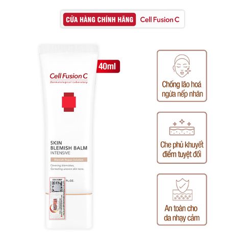 Kem Nền Che Khuyết Điểm Phục Hồi Da Nhạy Cảm & Tổn Thương Cell Fusion C Skin Blemish Balm Intensive