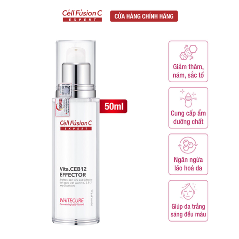 Tinh Chất Dưỡng Trắng Mờ Thâm & Sáng Da Đều Màu Cell Fusion C Expert Whitecure Vita.CEB12 Effector