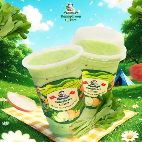 Sữa Chua Táo Mix Cải Ngồng ngon không lòng vòng