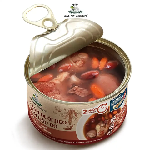 Hộp canh đuôi heo hầm đậu đỏ 400g