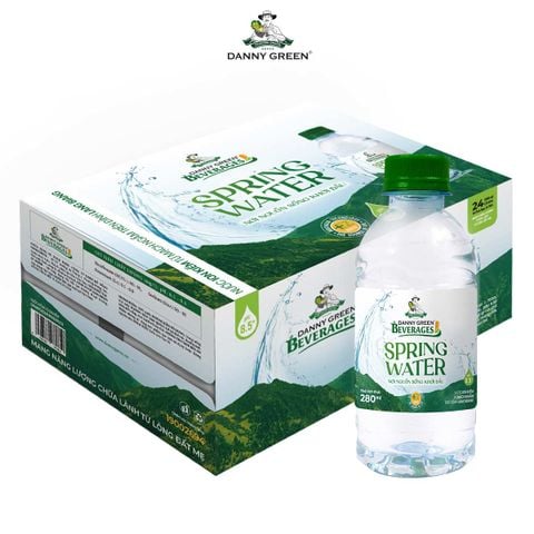 Thùng 24 chai nước ion kiềm Spring Water 280ml