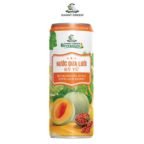 Lon nước Dưa Lưới Hữu Cơ - Kỷ Tử 320ml