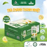 Thùng 24 Lon Nước Trà Chanh Thanh Nhiệt 320ml