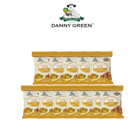 Combo 12 túi đậu phộng vị Cà Ri 30g
