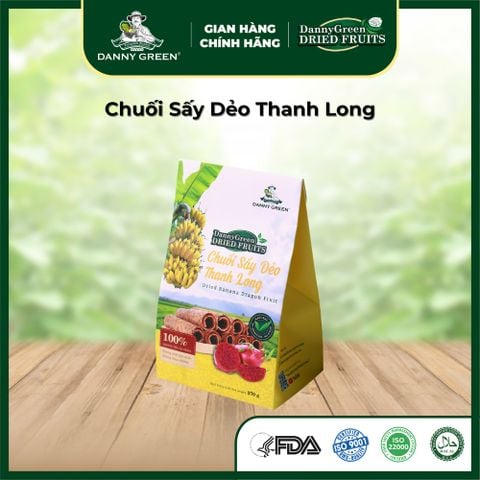Hộp chuối & thanh long đỏ sấy dẻo DannyGreen (270g)