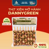 Thịt xiên mỡ hành 500g