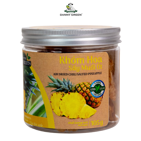 Hũ Khóm Hoa Sấy Dẻo Muối Ớt 105g
